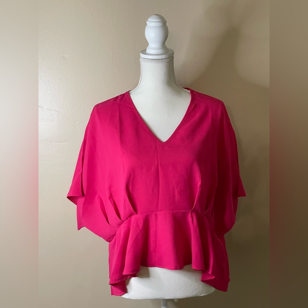 SHEIN hot pink top
